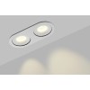 Корпус светильника COMBO 2 IP20 встраив. наклон.-поворотн. круглый бел. SWG PRO 00-00004160