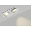 Корпус светильника COMBO 2 IP20 встраив. наклон.-поворотн. круглый бел. SWG PRO 00-00004160