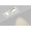 Корпус светильника COMBO-2S2-WH IP20 потолочн. встраив. наклон.-поворотн. бел. SWG PRO 00-00004158
