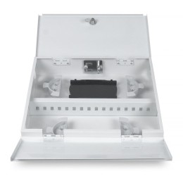 Бокс оптический FO-WL-16SC-K на 16 SC LC duplex настен. со сплайс-кассетой без пигтейлов и проходных