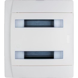 Бокс СП Practibox 2х12 мод. с шинами N и PE IP40 бел/бел. двер. Leg 601118