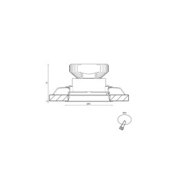 Корпус светильника COMBO-41-WH IP20 потолочн. встраив. наклон. бел. SWG PRO 00-00004180