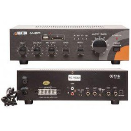 Усилитель трансляционный AA-35M mp3 WMA с разъемами для установки USB/SD/MMC-карт. 35Вт USB-проигрыв