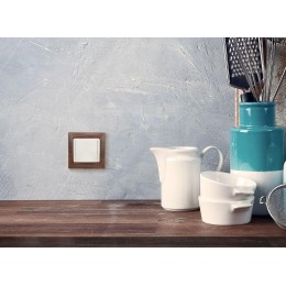 Розетка 1-м СП Valena 16А IP21 2P+E с заземл. защ. шторки с крышкой винты механизм сл. кость Leg 774