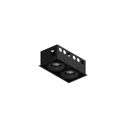 Корпус светильника COMBO-CRD2-BL IP20 потолочн. встраив. поворотн. черн. SWG PRO 00-00006674