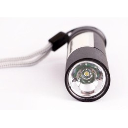 Фонарь аккумуляторный LED51523 2LED 3Вт 3 режима USB аккум. 4В черн. (бокс) Ultraflash 14662