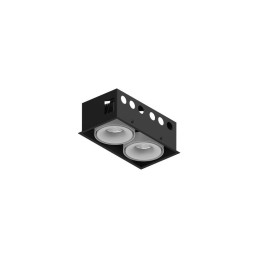 Корпус светильника COMBO-CRD2-WH IP20 потолочн. встраив. поворотн. черн./бел. SWG PRO 00-00006673