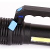 Фонарь аккумуляторный LED53765 2LED 3Вт 4 режима USB аккум. 4В черн. (бокс) Ultraflash 14665
