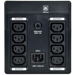 Источник бесперебойного питания ELECTRA ET 1кВ.А/0.6кВт с АКБ 2х7А.ч USB ITK EET-1000VA-1-002