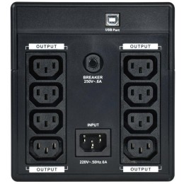 Источник бесперебойного питания ELECTRA ET 1.2кВ.А/720Вт с АКБ 2х7А.ч USB ITK EET-1200VA-1-002