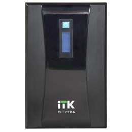 Источник бесперебойного питания ELECTRA ET 3кВ.А/1.8кВт с АКБ 4х9А.ч USB Schuko ITK EET-3000VA-1-004