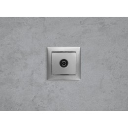 Розетка телевизионная TV СП Valena 1.5дБ 2400МГц с топологией "звезда" механизм алюм. Leg 770129