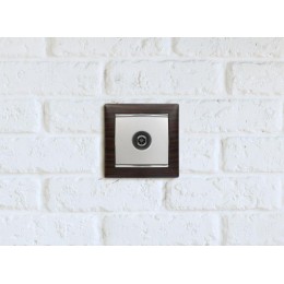 Розетка телевизионная TV СП Valena 1.5дБ 2400МГц с топологией "звезда" механизм алюм. Leg 770129