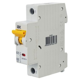 Выключатель автоматический модульный 1п B 25А 6кА ВА47-60M KARAT IEK MVA31-1-025-B