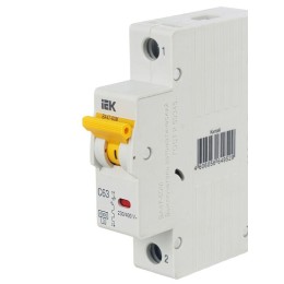 Выключатель автоматический модульный 1п C 63А 6кА ВА47-60M KARAT IEK MVA31-1-063-C