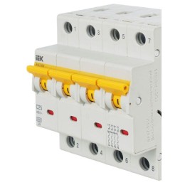 Выключатель автоматический модульный 4п C 25А 6кА ВА47-60M KARAT IEK MVA31-4-025-C