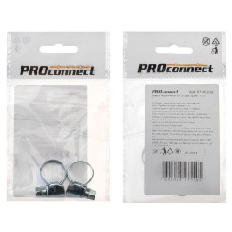 Хомут стальной червячный 10-16 (уп.2шт) PROCONNECT 07-0610-8