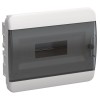 Корпус ЩРВ-П-12 TEKFOR IP41 черн. прозр. дверь пластик. IEK TF5-KP12-V-12-41-K01-K03