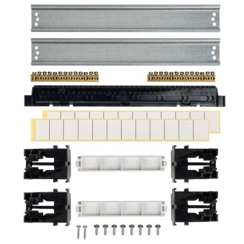 Корпус ЩРВ-П-24 TEKFOR IP41 черн. прозр. дверь пластик. IEK TF5-KP12-V-24-41-K01-K03