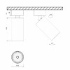 Крепление сменное М3 для светильников MINI VILLY поворотн. накладное черн. SWG PRO 00-00004865