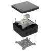 Коробка огнестойкая для о/п двухкомпонентная 60-0303-FR10.0-4 Е15-Е120 RAL9005 100х100х40 (16 шт/кор
