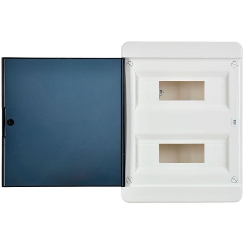 Корпус ЩРН-П-24 TEKFOR IP41 черн. прозр. дверь пластик. IEK TF5-KP12-N-24-41-K01-K03