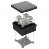 Коробка огнестойкая для о/п двухкомпонентная 60-0303-FR10.0-8 Е15-Е120 RAL9005 100х100х40 (16 шт/кор