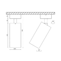 Крепление сменное М3 для светильников VILLY поворотн. накладное серебр. SWG PRO 00-00004294
