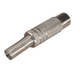 Разъем гнездо TV никель с пружиной Rexant 05-2014