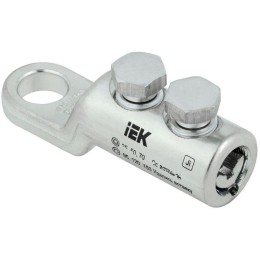 Наконечник болтовой луженый НБЛ 35-150-16/2 35кВ IEK UNB11-035-150-02-35