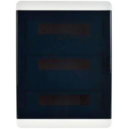 Корпус ЩРН-П-54 TEKFOR IP41 черн. прозр. дверь пластик. IEK TF5-KP12-N-54-41-K01-K03