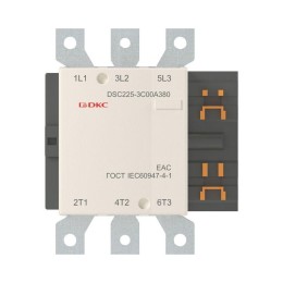 Контактор магнитный DSC225-3C00A380 225А 110кВт (AC3) 380В AC YON DSC225-3C00A380
