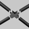 Коннектор X-образный для профиля Elasity IP Maytoni O-TR001-CC