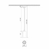 Крепление сменное М6 для светильников MINI VILLY подвесное бел. SWG PRO 00-00004868