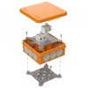 Коробка огнестойкая для о/п двухкомпонентная 60-0303-FR10.0-4 Е15-Е120 RAL2004 100х100х40 (16 шт/кор