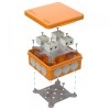 Коробка огнестойкая для о/п двухкомпонентная 60-0303-FR10.0-8 Е15-Е120 RAL2004 100х100х40 (16 шт/кор