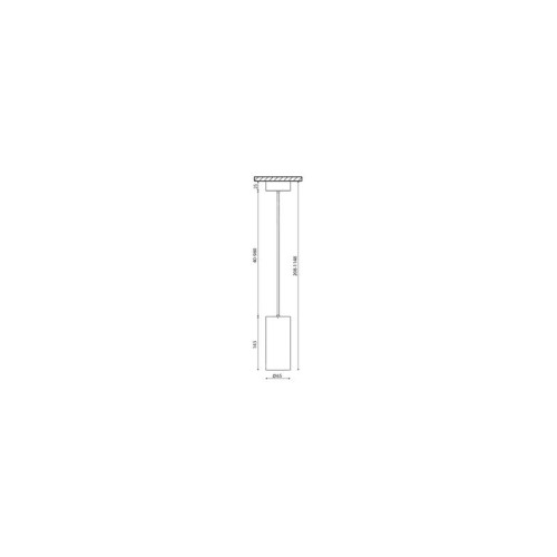 Крепление сменное М6 для светильников VILLY подвесное бронз. SWG PRO 00-00004298