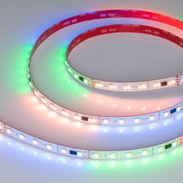 Лента светодиодная SPI-BA120-12mm 24V RGBW-White-PX6-BPT 16Вт/м IP20 5060/2835 бегущий огонь (уп.5м)