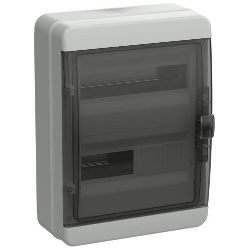 Корпус КМПн-24 TEKFOR IP65 черн. прозр. дверь пластик. IEK TF5-KP72-N-24-65-K03-K02