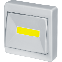 Фонарь 14 231 NPT-PL03-3AAA пласт. пушлайт 1COB LEDx3Вт 1реж. Navigator 14231