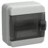 Корпус КМПн-6 TEKFOR IP65 черн. прозр. дверь пластик. IEK TF5-KP72-N-06-65-K03-K02