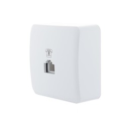 Розетка телефонная Viola RJ11 евро стандарт бел. LEZARD 751-0200-137