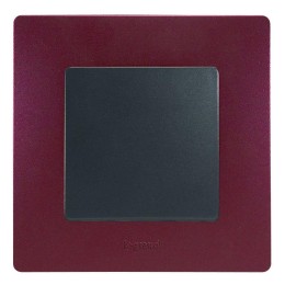 Выключатель 1-кл. СП Etika 10А IP20 250В 10AX авт. зажимы механизм антрацит Leg 672601