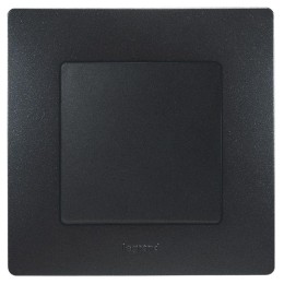 Выключатель 1-кл. СП Etika 10А IP20 250В 10AX авт. зажимы механизм антрацит Leg 672601