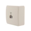 Розетка телефонная Viola RJ11 евро стандарт крем. LEZARD 751-0300-137