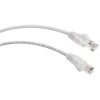 Патч-корд U/UTP кат.5E PC-UTP-RJ45-Cat.5e-1m-WH 2хRJ45/8p8c неэкранир. PVC 1м бел. Cabeus 7672c