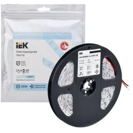 Лента светодиодная LED LSR-5050W60-14.4-IP20-12В (уп.5м) IEK LSR2-2-060-20-3-05