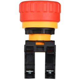 Кнопка "Грибок" 1НО+1НЗ MASTER поворотн. с фиксацией красн. IEK MI-BG60-11ZS-3-23-K04