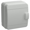 Корпус КМПн-6 TEKFOR IP65 сер. непрозр. дверь пластик. IEK TF5-KP73-N-06-65-K03-K03