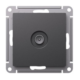 Розетка телевизионная проходная TV AtlasDesign 4дБ механизм базальт SE ATN001492